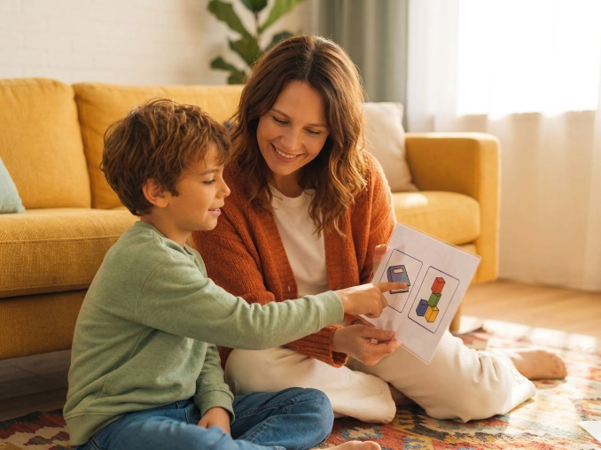 special needs parent child connection tools visual choice cards